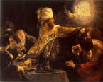 Le festin de Balthazar - REMBRANDT